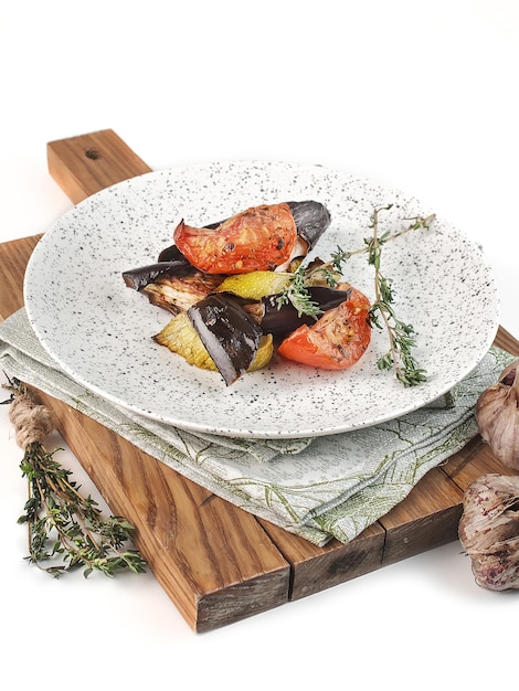 Świeże potrawy na stole