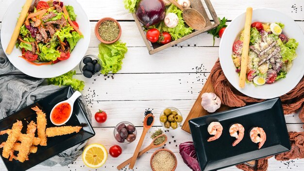 Zestaw stołowych dań